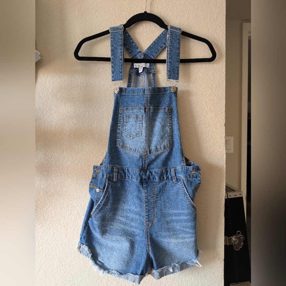 Love Tree Blue Denim Overalls